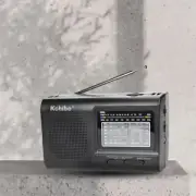 KK-2005 Portable Radio Pointer Retro Radio Earphone Jack AM/FM/SW Small Walkman
