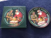FLAMBRO EMMETT KELLY JR. “MERRY CHRISTMAS AND HAPPY BIRTHDAY” PLATE CDF#2334
