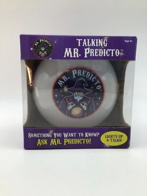 Talking Mr. Predicto Lights Up & Talks To Answer Questions New In The Box
