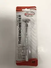 WINCO TMT-P2 1-Inch Dial Face POCKET TEST THERMOMETER from -40 to 180°F