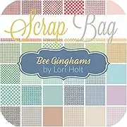 Bee Ginghams Scrap Bag (Approx 2 Yards) by Lori Holt for Riley Blake 2 Yards DIY Quilt Fabric