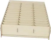 Amosfun Storage Boxes Mobile Phone Storage Organizer Wood Cell Phone Holder Classroom Classroom Phone Holder