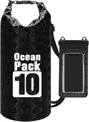 [Generic] Dry Bags, Waterproof Storage Backpack, Tear-Resistant Foldable Design, Roll Top Lightweight Compression Sack for Camping, Commuting, Outdoor Travel16.14x7.68x0.2 Inches