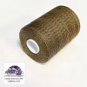 Bronz Brown Heavy Duty Waxed Thread 433 Yard Spool for Leather Craft Hand Sewing
