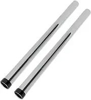 2X Chrome Steel Rods for Numatic Henry/Charles/Hetty/George Vacuum Cleaners, Chrome Pipe Wand for Numatic Vacuums - 32mm Diameter - 520mm Long