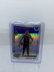 Kevin Durant 2019-20 Hoops Premium Stock SILVER PRIZM Tribute #284 Nets