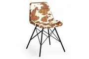 Set Of 2 Eames Replica Inspired Cozy Cowhide Dining Chair