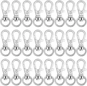 100Pcs Key Chain Clip Hooks Swivel Lanyard Snap Hook Keychain Hooks for Lanyard