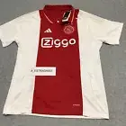 Adidas Ajax Amsterdam 24/25 Home Jersey IT6168 195 White Red Men’s Size X-Large