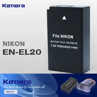 佳美能@小熊@Nikon EN-EL20 電池 ENEL20 Coolpix A S1 尼康 1年保固 另售充電器