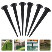 6 Pcs Solar Lamp Holder Ground Spikes for Lights Replacement Parts Stakes