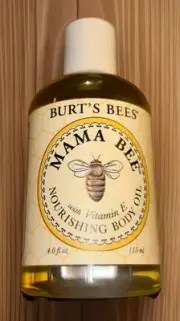 Burt's Bees Original Mama Bee Nourishing Body Oil With Vitamin E-4 Oz-New