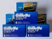Gillette ProGlide Shield Men's Razor 5 Blade Refills (NEW) 12 Cartridges