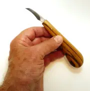 Davis Bros. Collectible Hand Made GLK #16 Wood Carving & Whittling Hooked Knife
