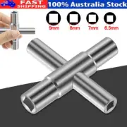 4 IN1 Universal Faucet Wrench 4 Way Sillcock Key Toilet Tap Triangle Screwdriver