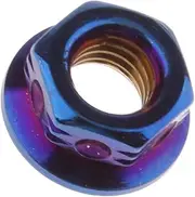 M8 Flange Nut for Motorcycle Electric Bike Sprocket Bolt 1 Piece (Colourful)