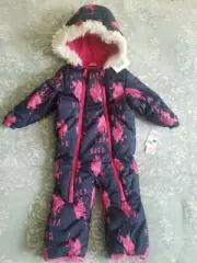 NEW U.S. Polo Assn. Baby Girl's Snowsuit 24 Months