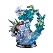 Squirtle Evolution Group Cartoon Anime Ornaments Collection Figure Model