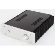 CJ0081-WA91 Aluminum Class A Power Amplifier Chassis Silvery Front Panel pe66