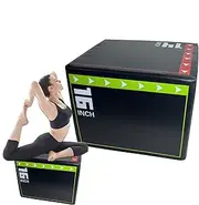 Jumping Box for Home Gym Jumping Exercise Box, Multifunctional Plyometric Jump Box Shockproof Creative Workout Supplies Exercise Accessories