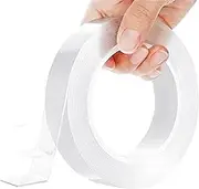 Ezonedeal Double Sided Tape Heavy Duty, Nano Tape Double Sided Adhesive Tape, Double Sided Mounting Tape Picture Hanging Adhesive Strips,Removable Wall Tape Sticky Poster Tape Decor Carpet Tape