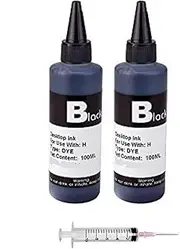 Summit Ink Black Refill Ink, 200ml, Compatible with Canon PG-585 and PG-585XL Cartridges