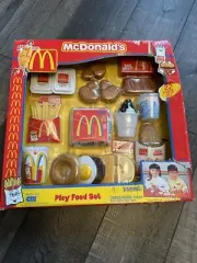 RARE IN BOX MCDONALDS PLAY FOOD SET 22 Pieces Mcnuggets Breakfast