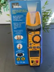 Ideal 200 AC/DC TRM SPLIT -JAW Meter, w/ Ideal 61-704 Digital Clamp Meter