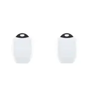 2PK Dexas 33cm Chop & Scoop Chopping Board Medium - White/Black