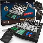TOP 1 CHESS Electronic Chess Set - Smart Board Game with Multiple Levels and Voice Feature, Enhance Chess Skills from Beginner to Advanced