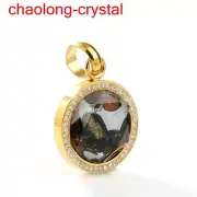 31.45Ct Pallasite Meteorite Pendant Brenham Meteorite Necklace --138