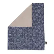 La Doggie Vita Blanket Plush Dog Central Indigo
