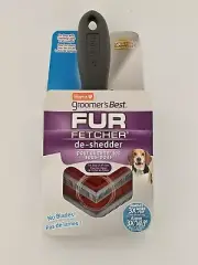 Hartz Groomer's Best Fur Fetcher De-Shedder Grooming Tool for Dogs