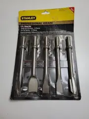 Vintage Stanley 5 Piece Chisel Set Air Hammer #97-131 New Never Opened