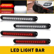 Red Reverse Tail Stop Third Brake Light Strip Bar for Truck Trailer White+Red EB (for: Renault)