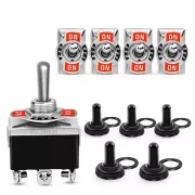 Nilight 5 Pack 6Pin Heavy Duty Rocker Toggle Switch 15A 250V 20A 125V DPDT 6 Pin