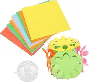 Folding Paper Sheets Set Boys and Girls Scissors Crafts Kit Paper-Cut Kit