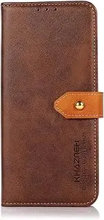 YBROY Case for Asus Zenfone 10, Magnetic Flip Leather Premium Wallet Phone Case, with Card Slot and Folding Stand, Case Cover for Asus Zenfone 10.(Brown)