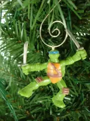 Handmade Teenage Mutant Ninja Turtles Leonardo Custom Christmas Ornament