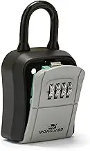 Key Safe Basic Model with Padlock Grey