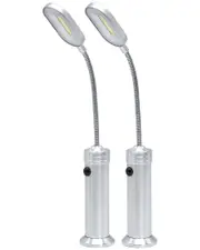 Sorbus LED Magnetic Base Light With Gooseneck