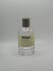 Empty Le Labo Santal 33 cologne bottle