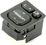 Wivplex Car Rearview Mirror Switch, for Hiace, for, for Prado Jie Luchi, for Corolla, 84870-28020 Mirror Adjuster Switch Rearview Mirror Adjuster Car Wing Mirror Switch