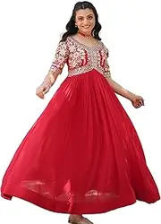 [Fashion Basket] Women's Faux Georgette Anarkali Gown