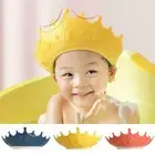 Adjustable Baby Shower Cap Crown Kids Children Bath Shampoo Hat Wash Hair L P3Z4