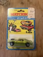 Macthbox Superfast #9 Javelin 1971 On England Card.