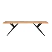 River Live Edge Timber Dining Table 240cm | Honey | Dining | Early Settler Furniture