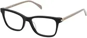[TOUS] Women's Prescription Eyewear Frames, Shiny Brown/Yellow Havana, 53/140/17