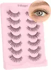 Lash Natural Wispy Eyelashes, False Eyelashes, Wispy Strips, Faux Mink Lashes,