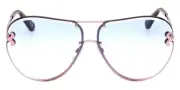 Emilio Pucci EP0217 66mm Aviator Shiny Light Pink Sunglasses